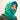 capuche nopé pour adulte de couleur fougère