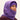 capuche nopé pour adulte de couleur raisin