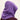 capuche nopé pour adulte de couleur raisin