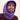 capuche nopé pour adulte de couleur raisin