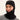 balaclava nopé pour adulte de couleur noir