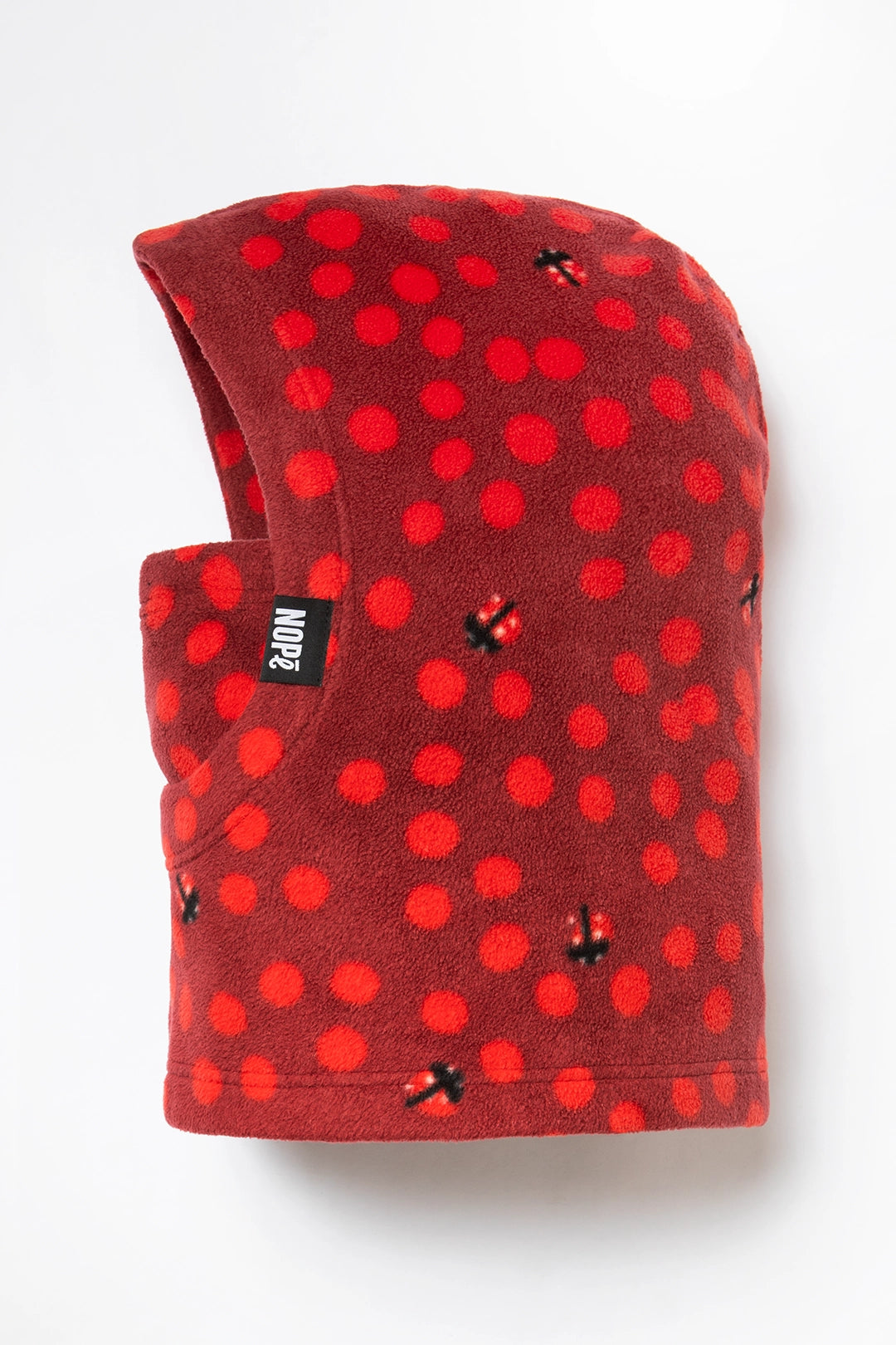 capuche pour adulte nopé de couleur coccinelle