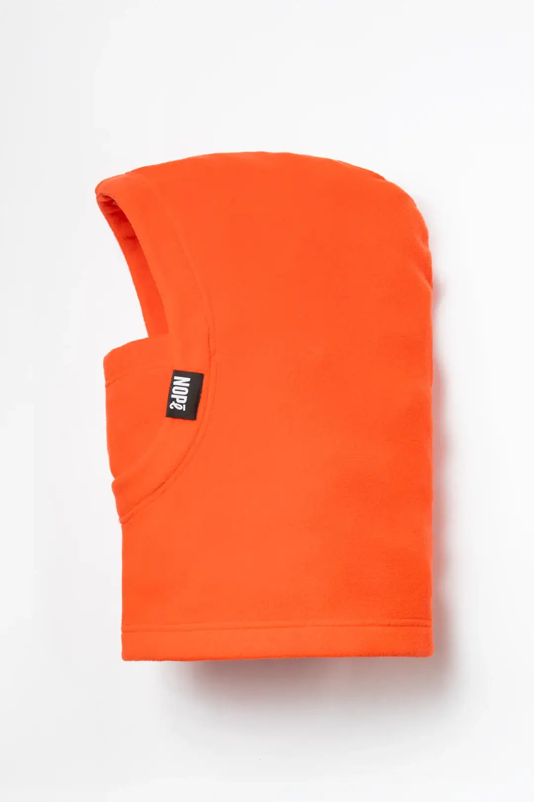 capuche pour adulte nopé de couleur tangerine