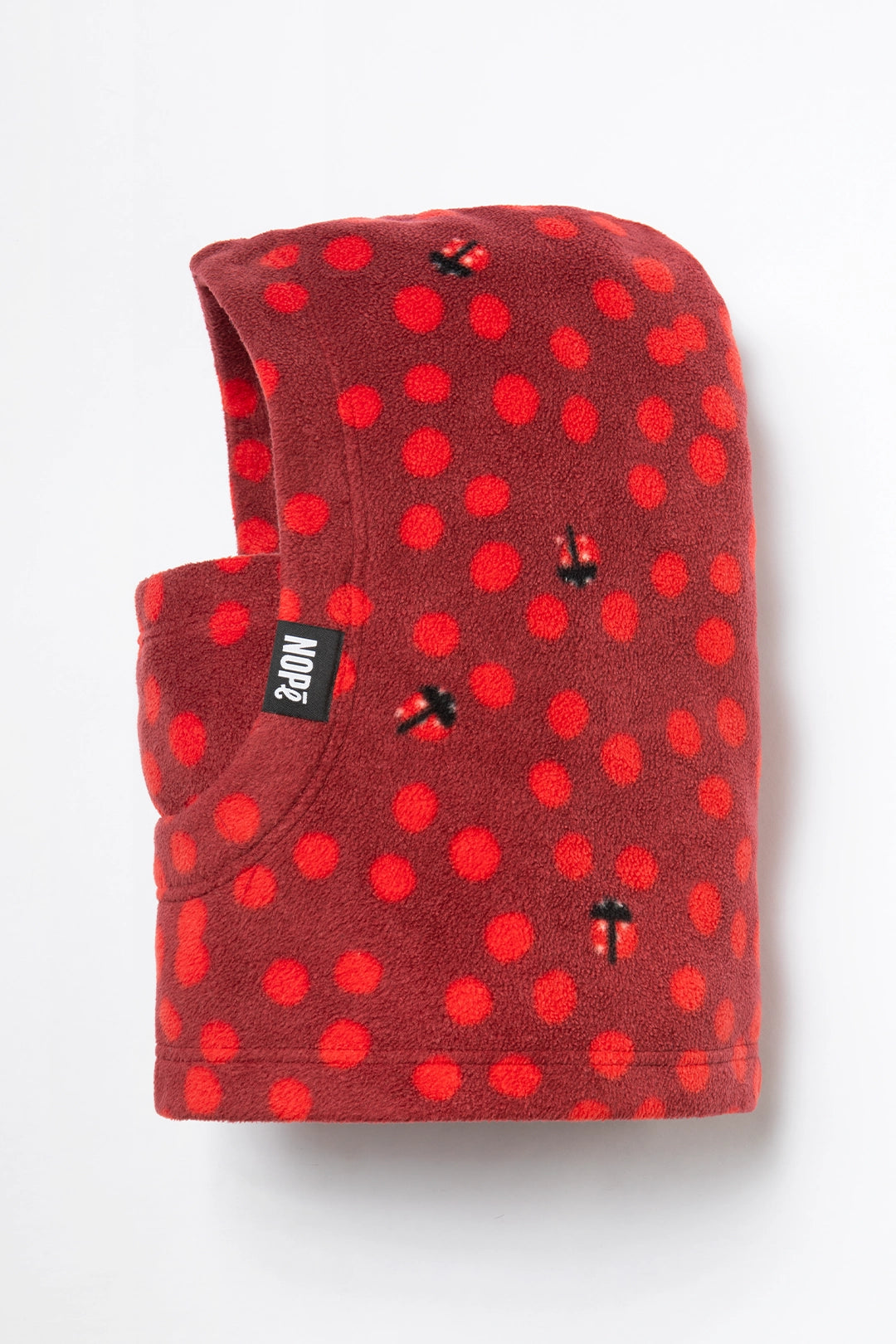 capuche pour enfant nopé de couleur coccinelle