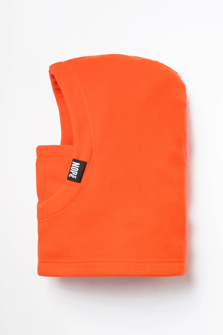 capuche pour enfant nopé de couleur tangerine