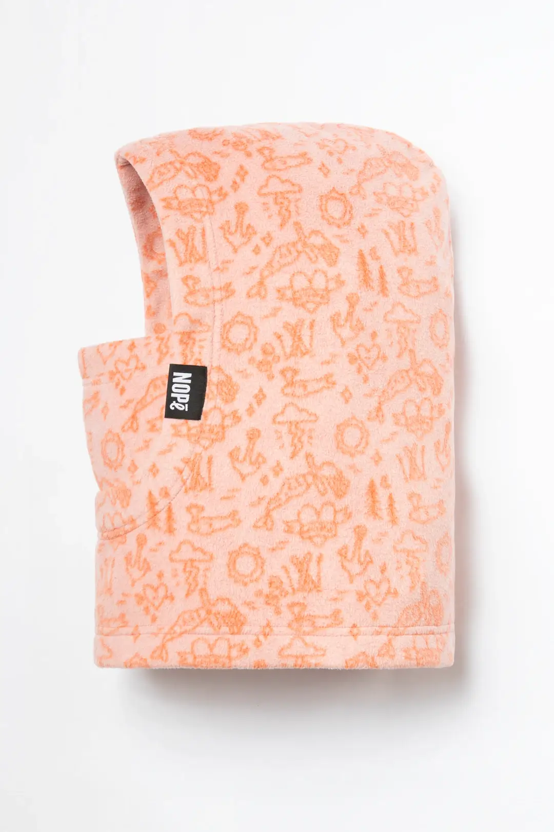capuche pour enfant nopé de couleur tattoo rose