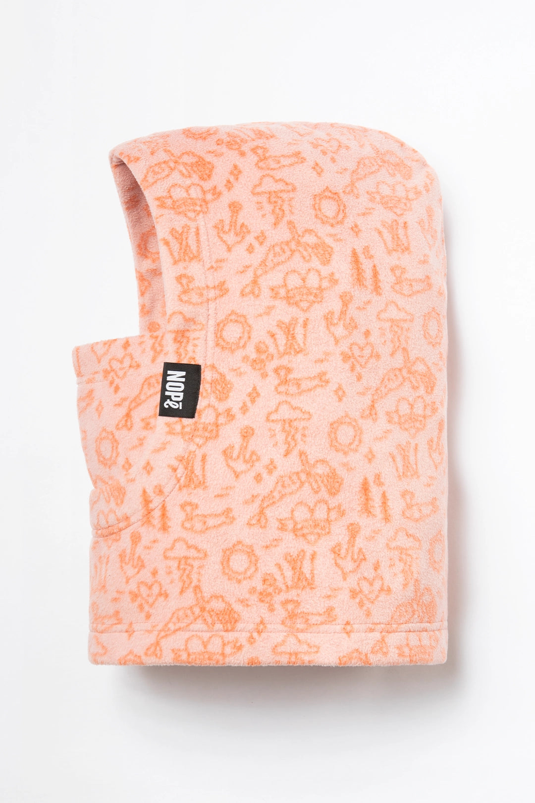 capuche pour enfant nopé de couleur tattoo rose