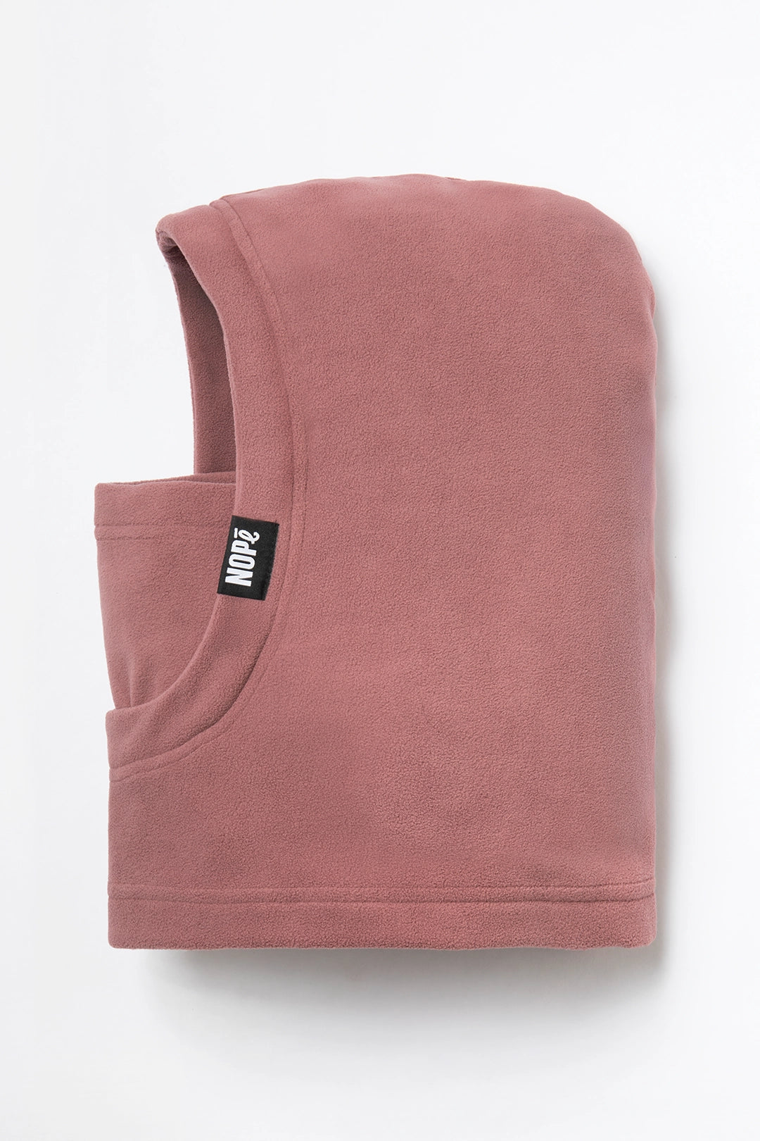 capuche pour enfant nopé de couleur vieux rose