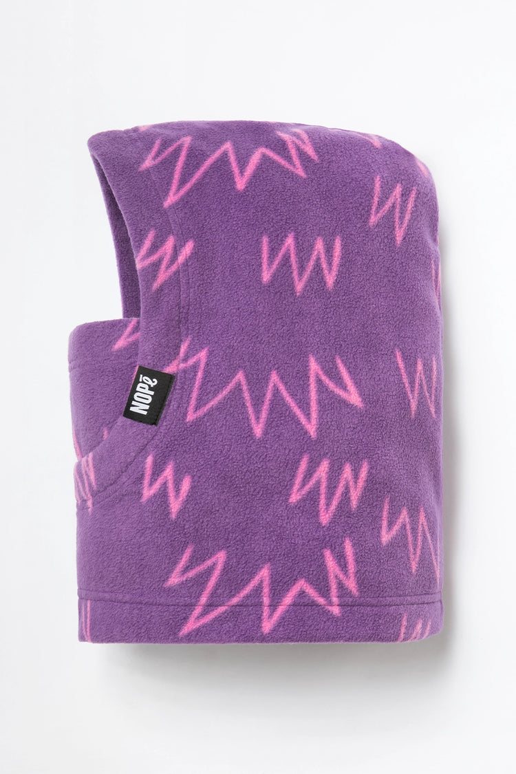 capuche pour enfant nopé de couleur yéti mauve