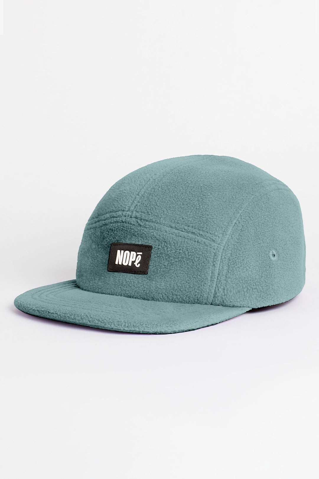 casquette polaire nopé de couleur acier