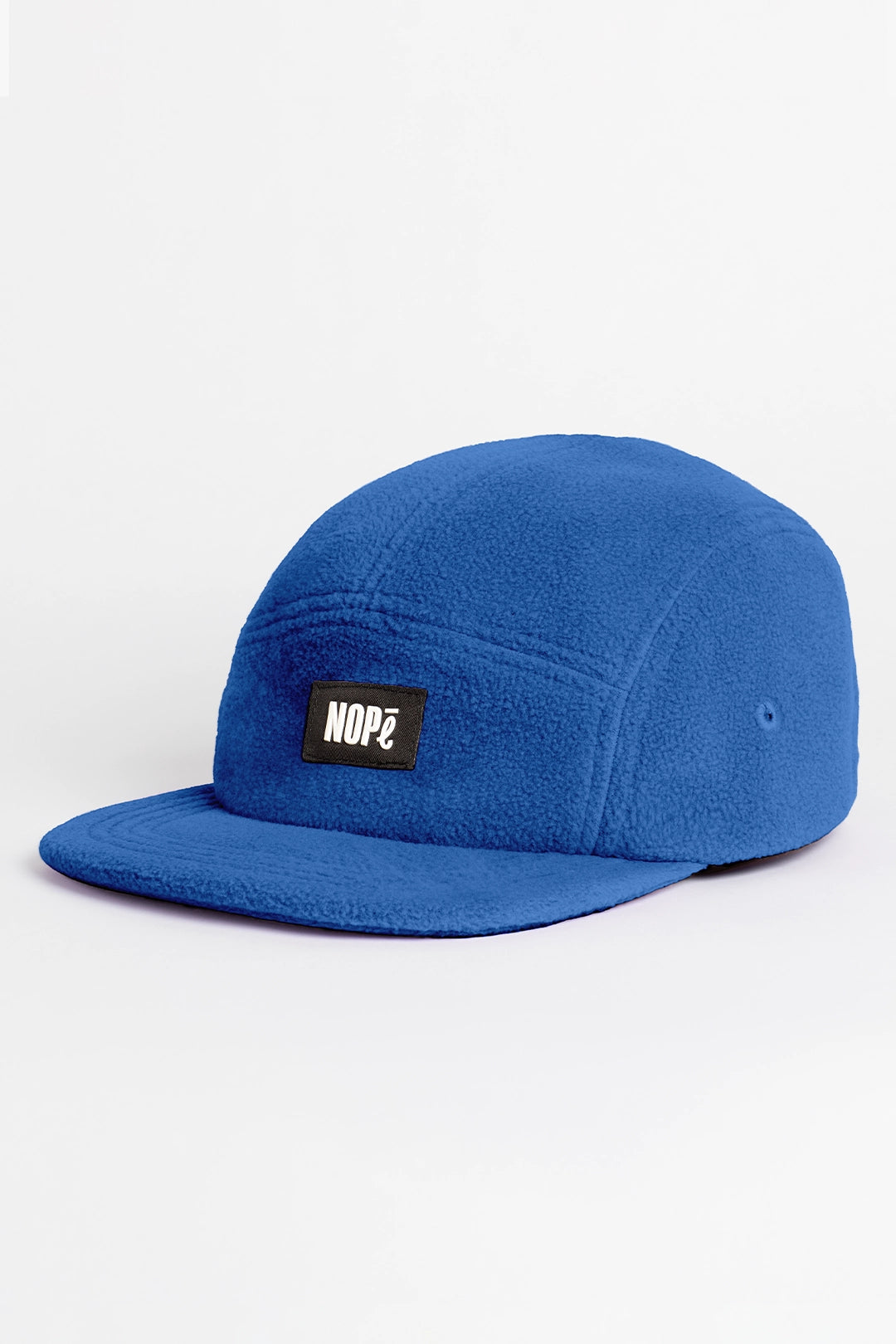 casquette polaire nopé de couleur bleu bleuet
