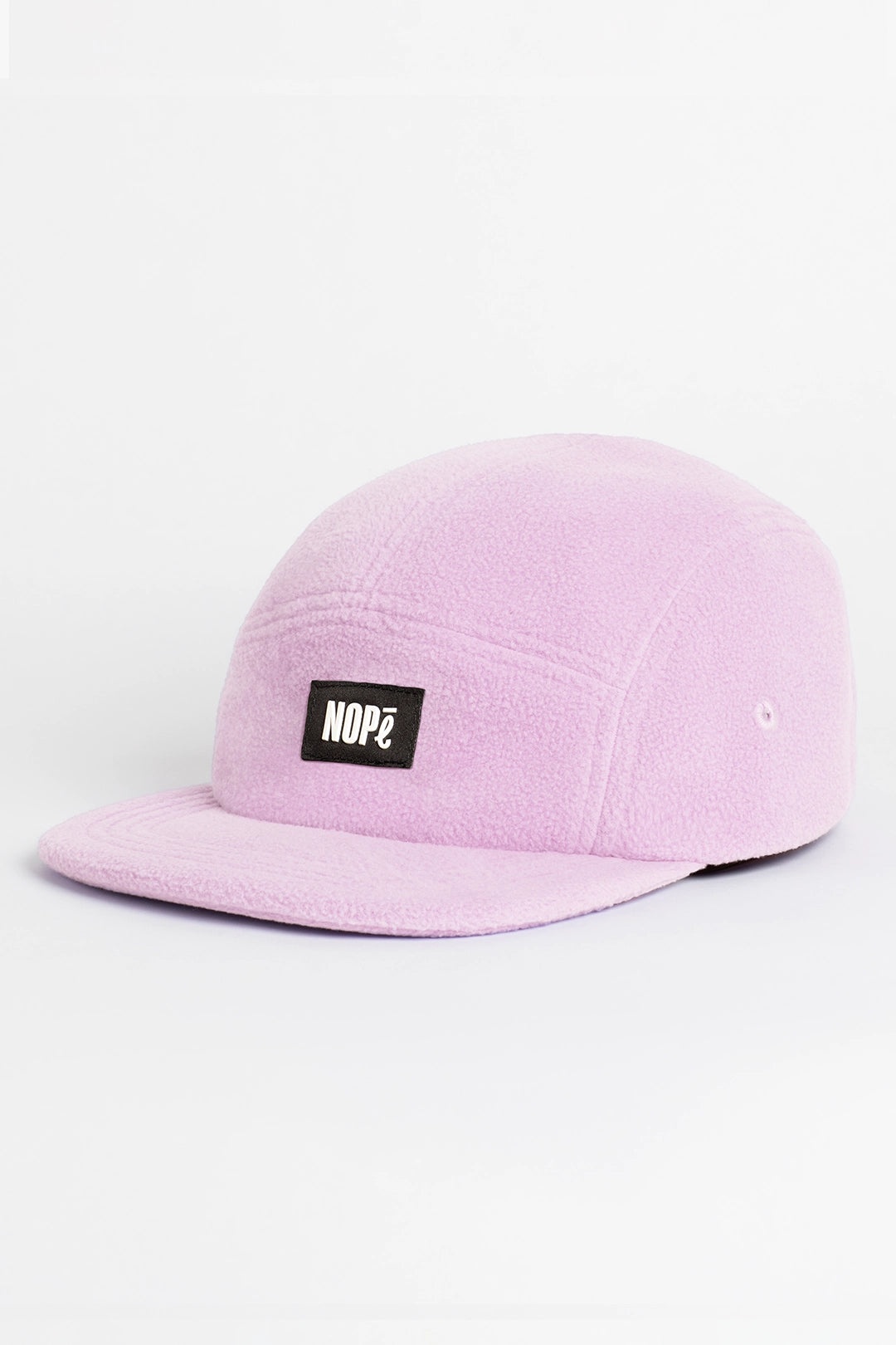 casquette polaire nopé de couleur lilas