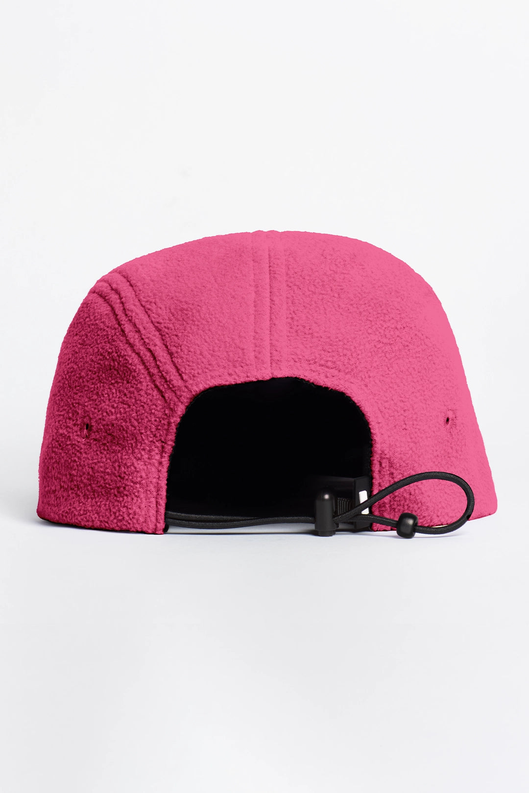 casquette polaire nopé de couleur rose néon