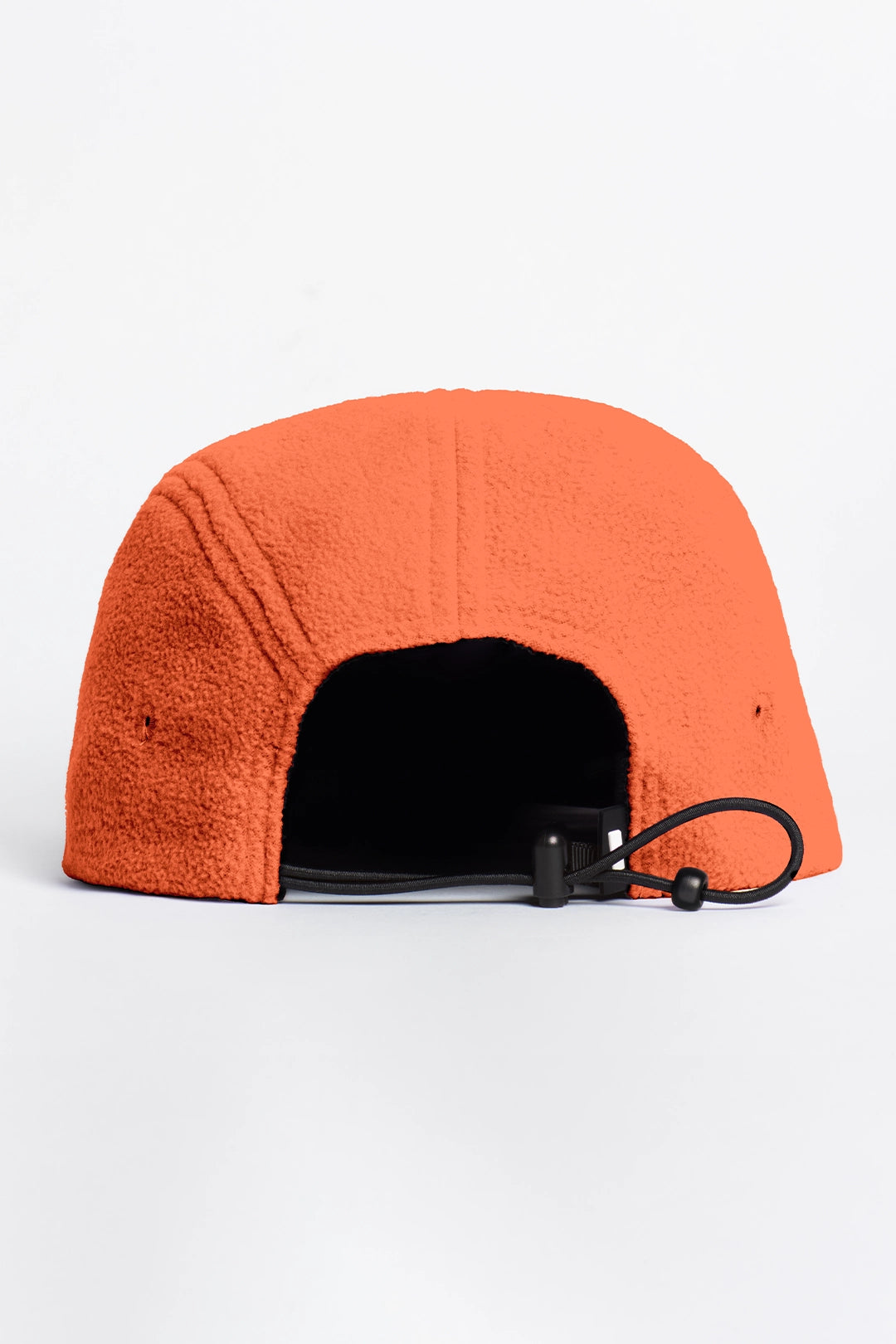 casquette polaire nopé de couleur tangerine