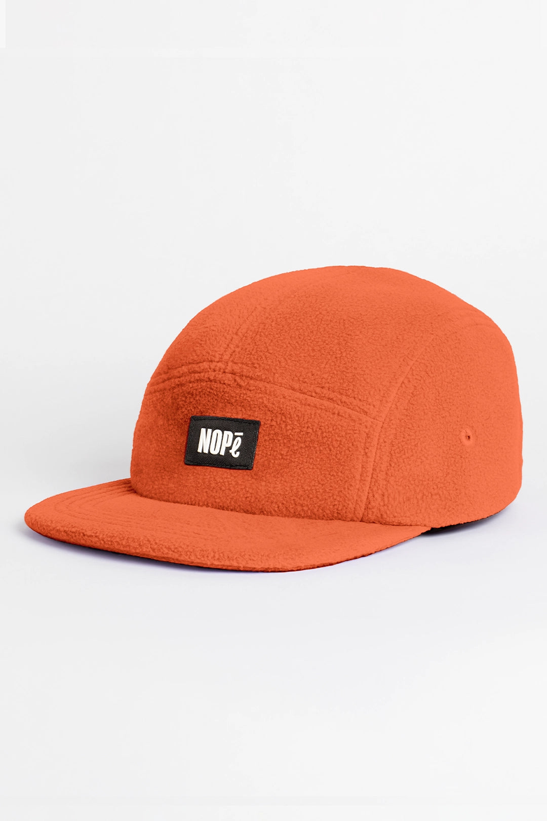 casquette polaire nopé de couleur tangerine
