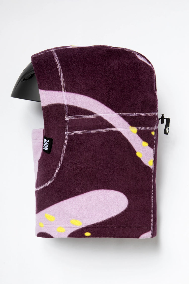 surcapuche pour adulte nopé de couleur courant mauve