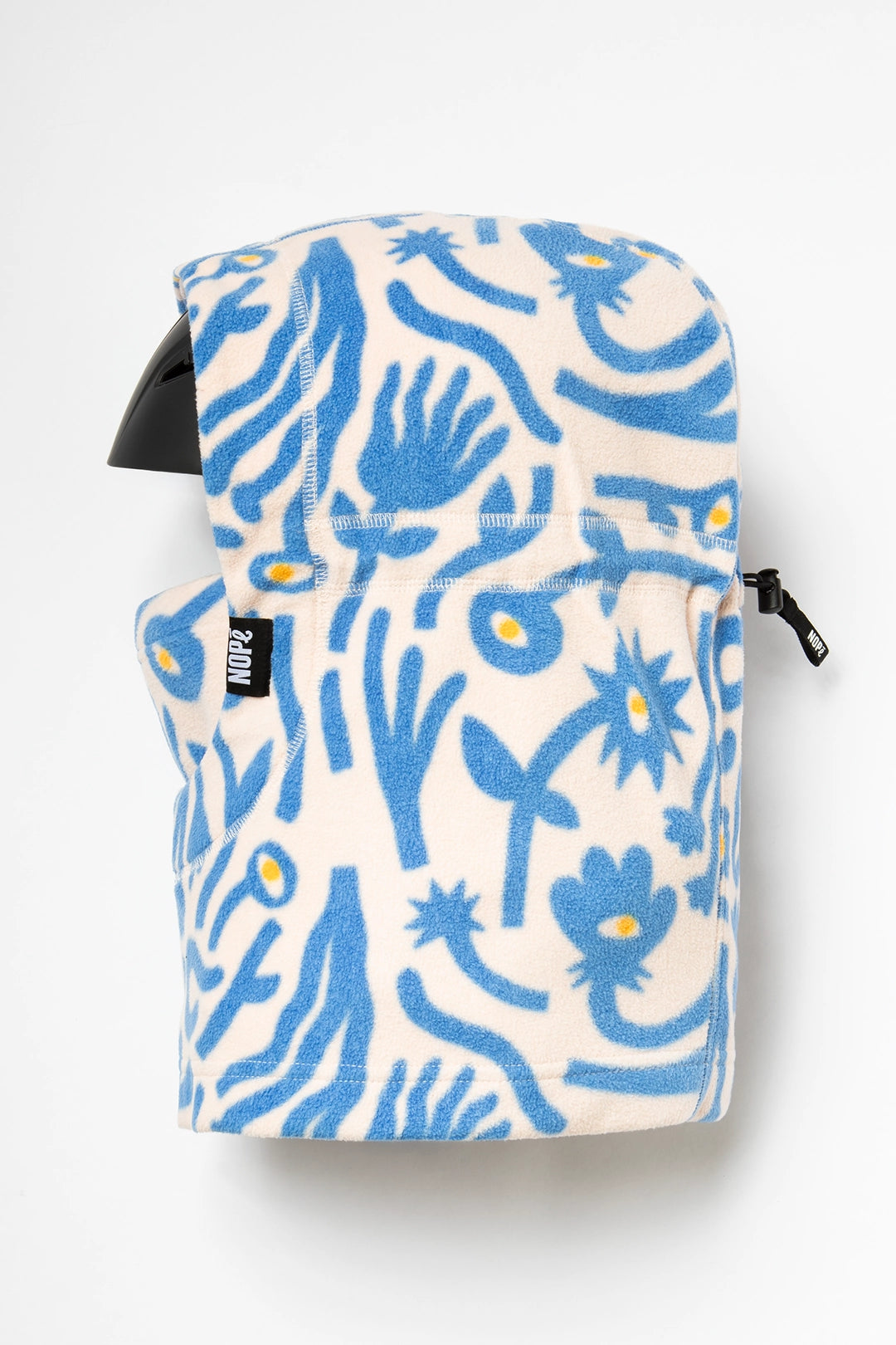 surcapuche pour adulte nopé de couleur flore bleue