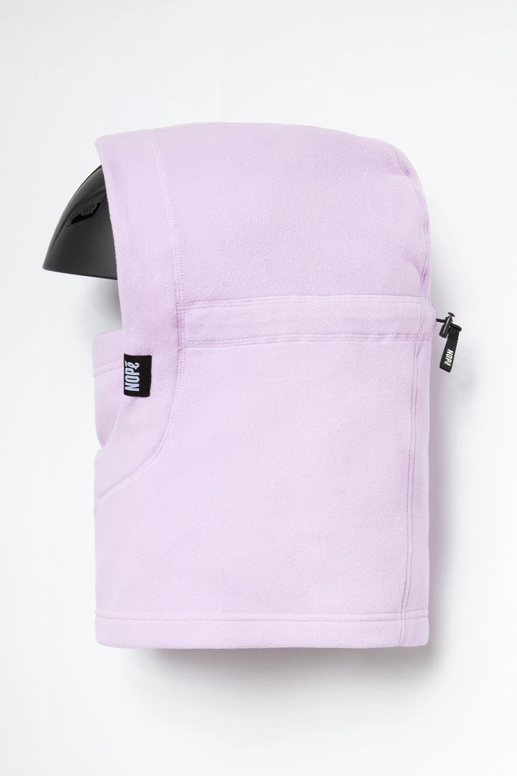 surcapuche pour adulte nopé de couleur lavande