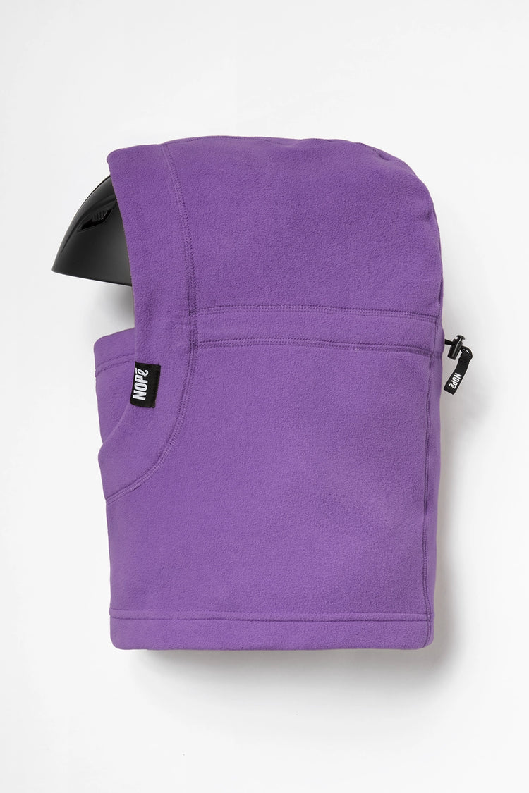 surcapuche pour adulte nopé de couleur raisin
