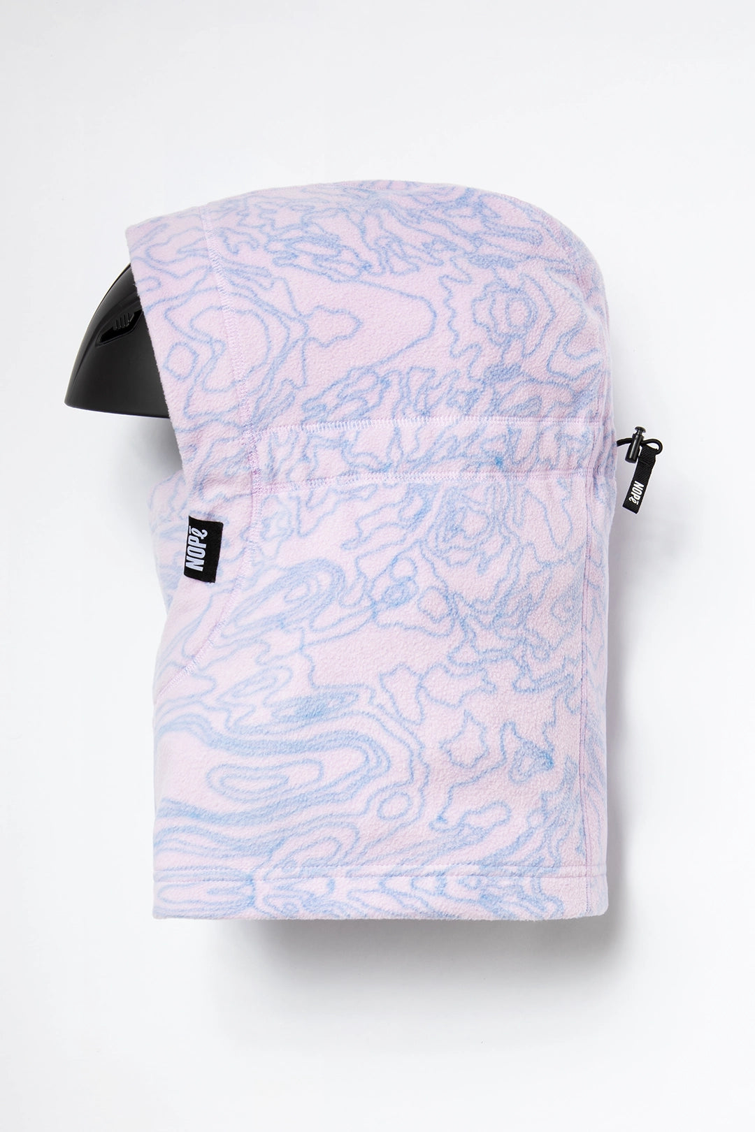 surcapuche pour adulte nopé de couleur relief mauve