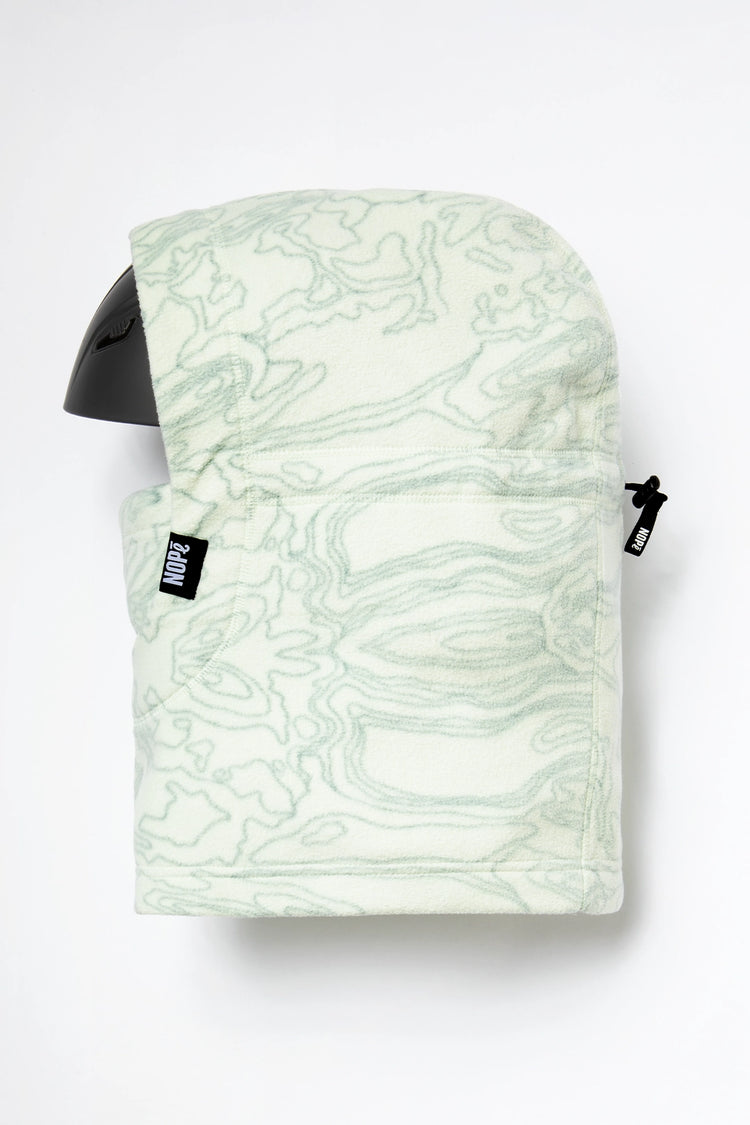 surcapuche pour adulte nopé de couleur relief menthe