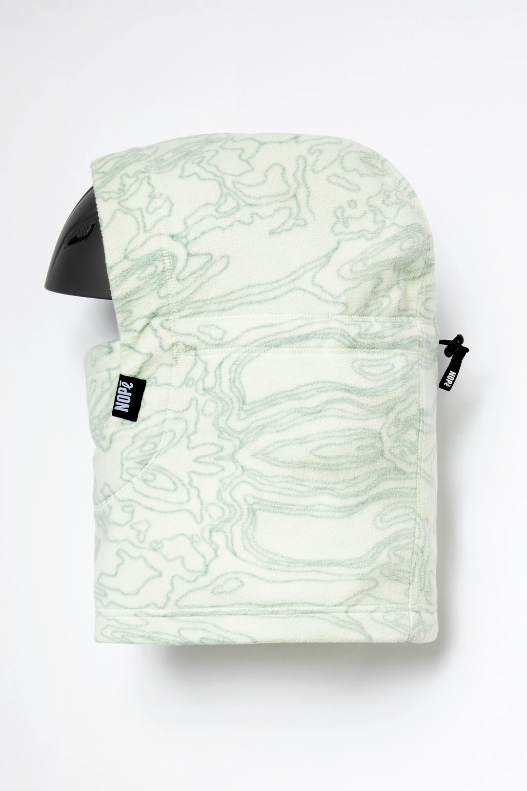 surcapuche pour adulte nopé de couleur relief menthe