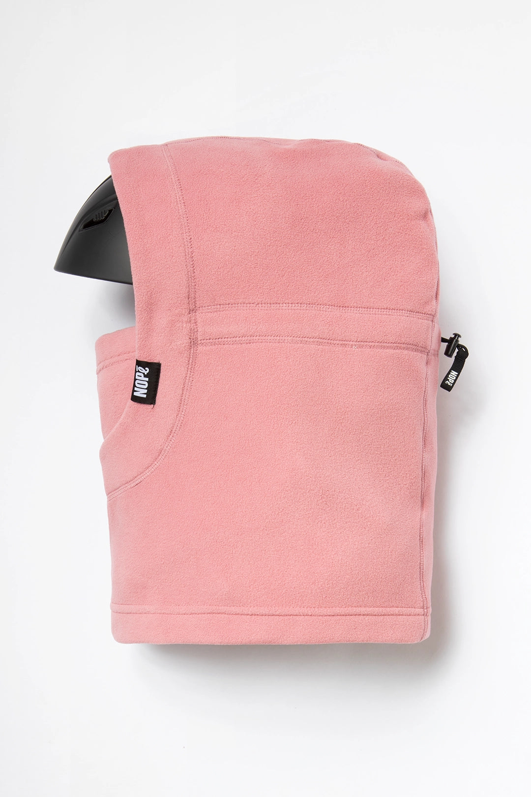 surcapuche pour adulte nopé de couleur vieux rose
