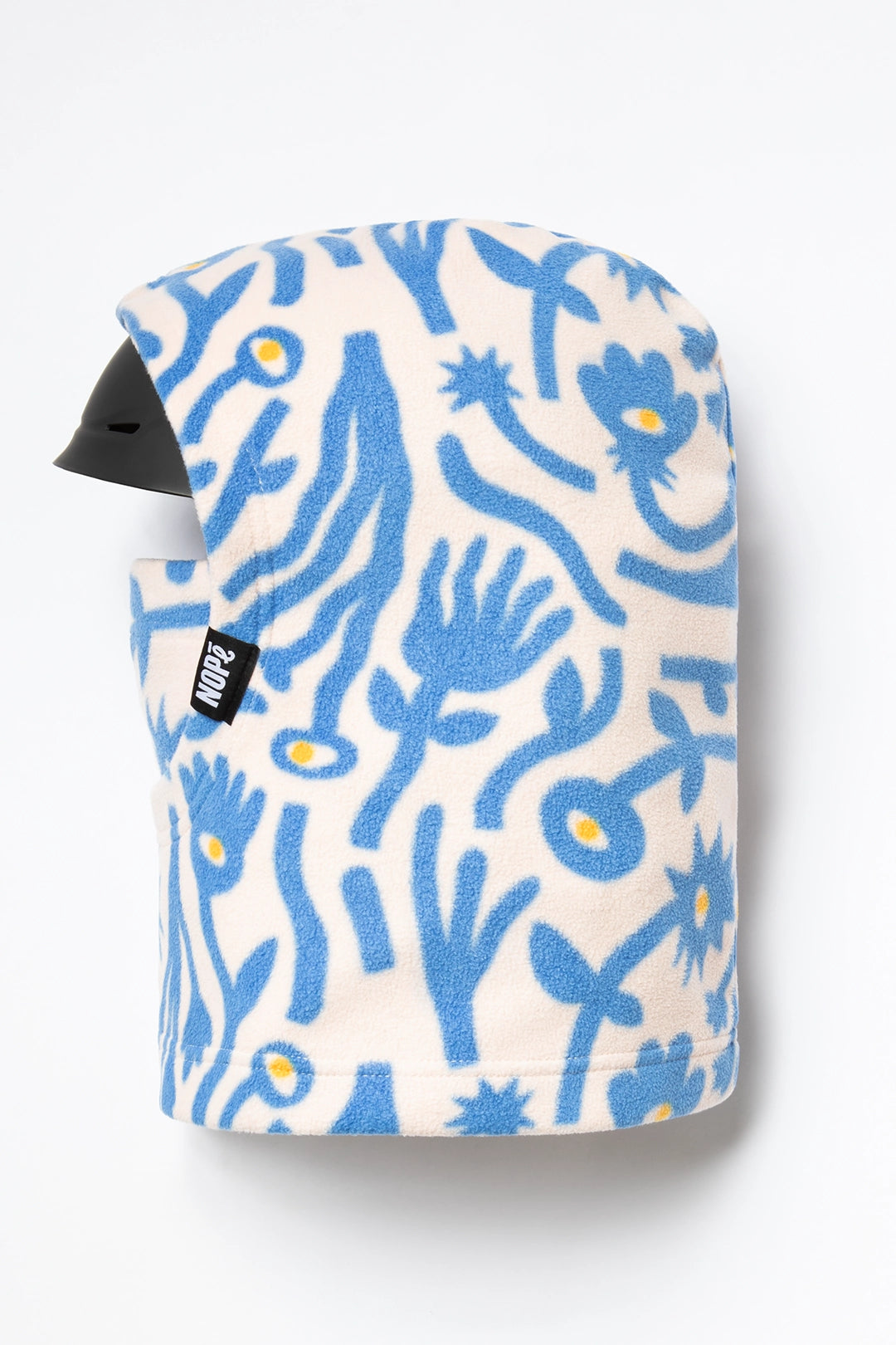 surcapuche pour enfant nopé de couleur flore bleue