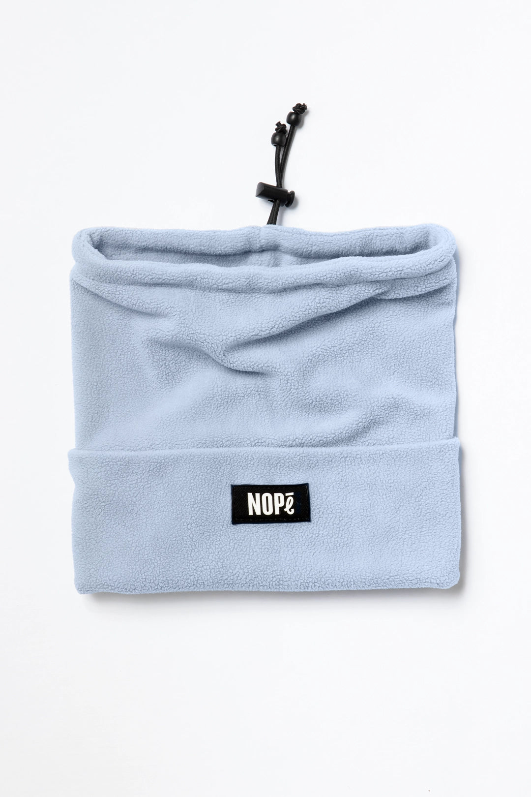 tuque convertible nopé de couleur bleu nuage