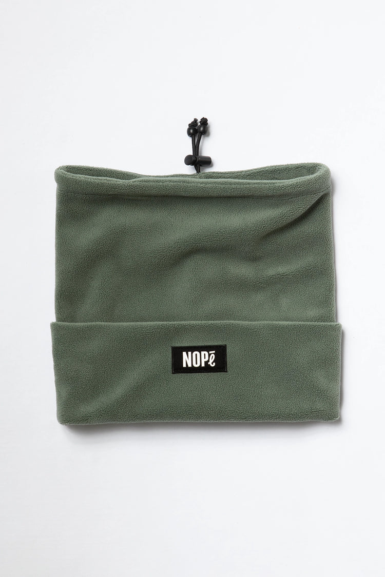 tuque convertible nopé de couleur sauge