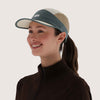 femme casquette sommet sarcelle nopé