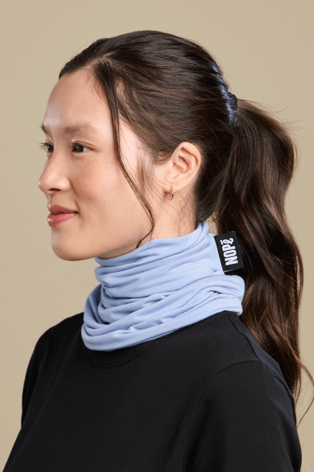 BAMBOO NECK WARMER — CLOUD BLUE