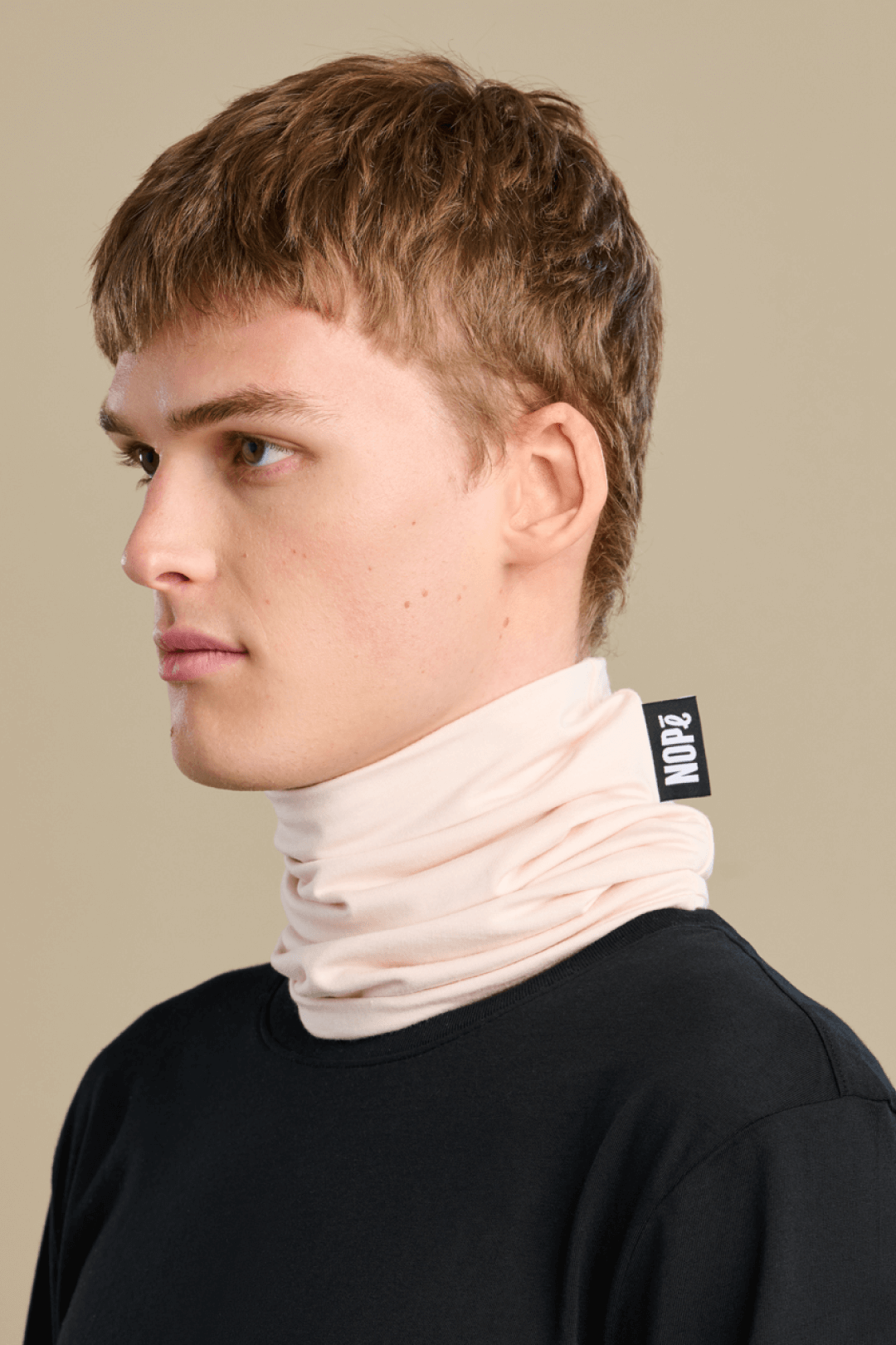 BAMBOO NECK WARMER — SOFT WHITE