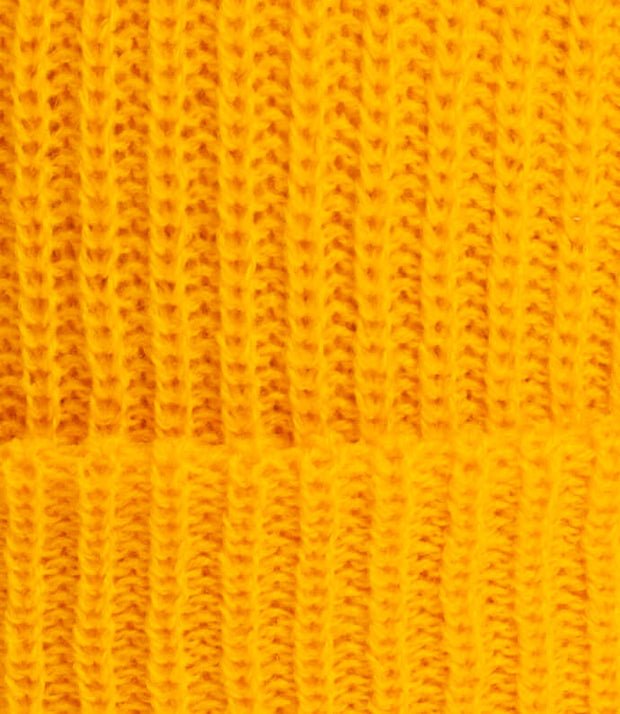 Beanie jaune soleil - Texture